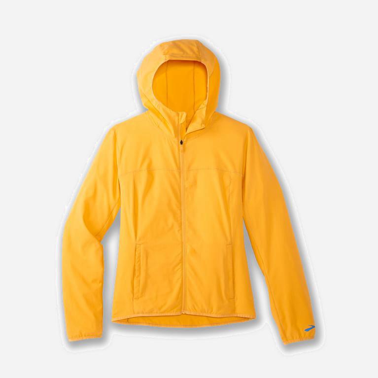 Brooks Canopy NZ - Women's Running Jackets - Saffron/Orange (14936-AOIM)